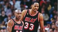 Tim Hardaway and Alonzo Mourning.